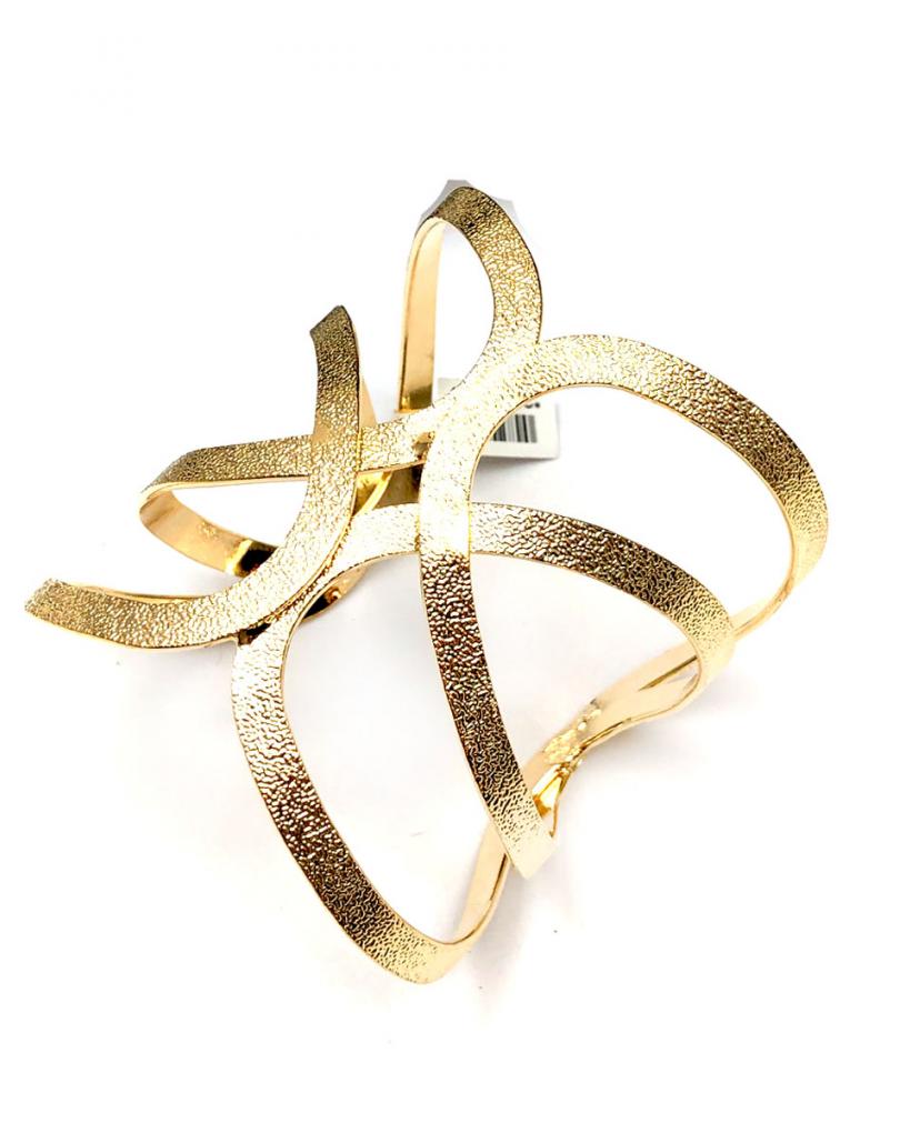 PULSERAS Y BRAZALETES DORADOS ANCHOS