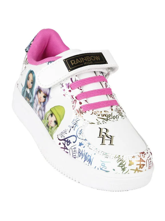 Rainbow Zapatillas para niñas con lágrima