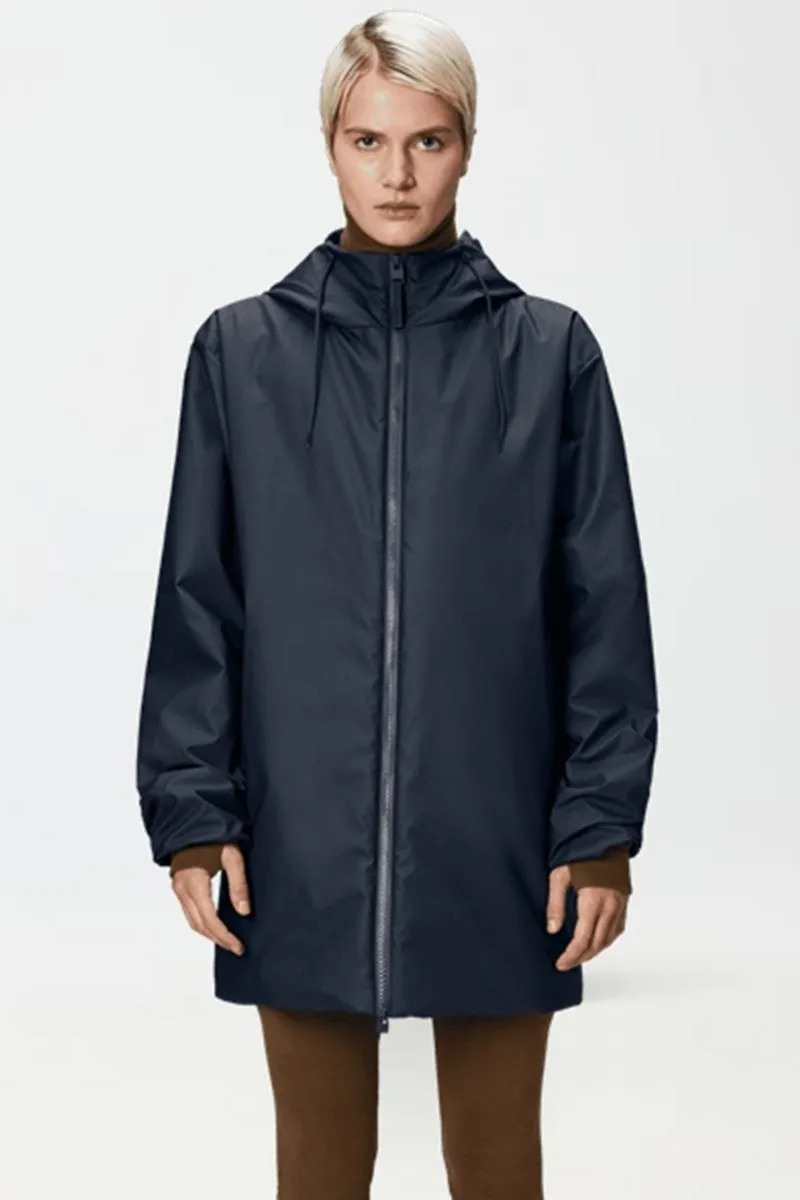 RAINS CHAQUETA AISLANTE LARGA LOHJA NAVY