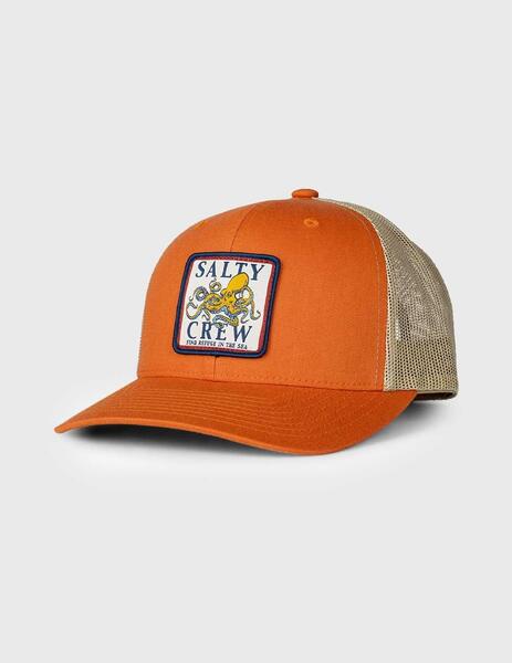 Salty Crew Ink Slinger Retro Trucker Gorra naranja unisex
