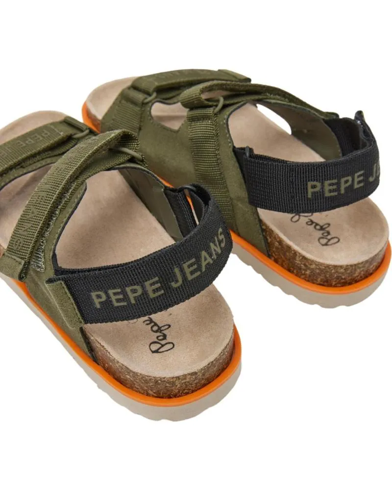 Sandalias de Niño PEPE JEANS PBS90058 BERLIN BOY KAKI