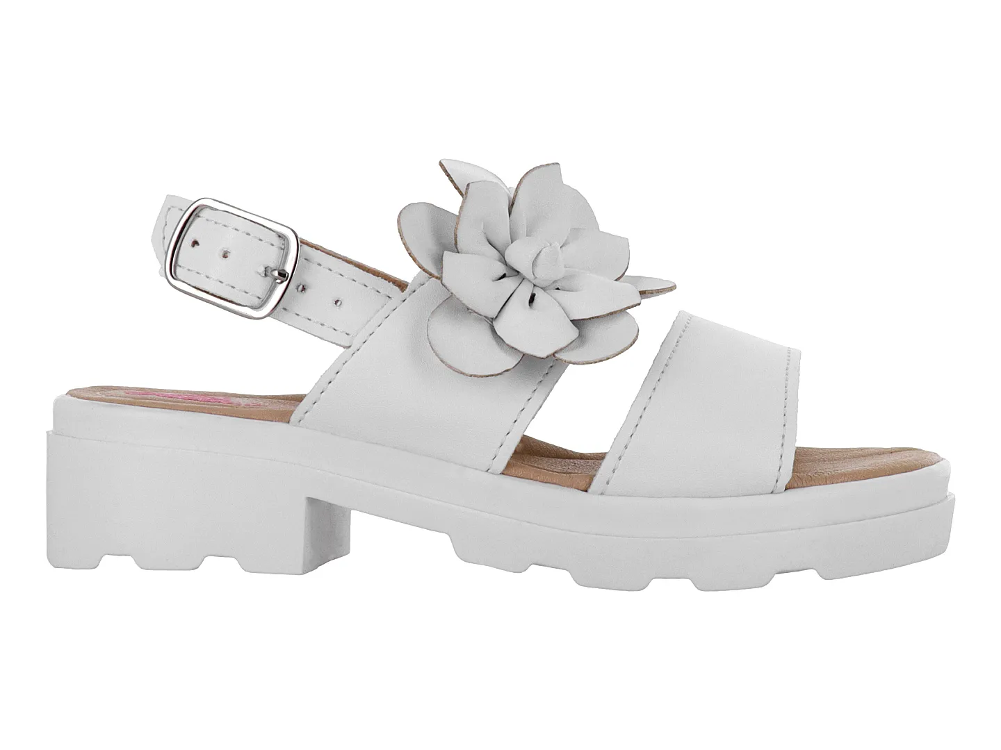 Sandalias Rilo 4063 Blanco Para Niña