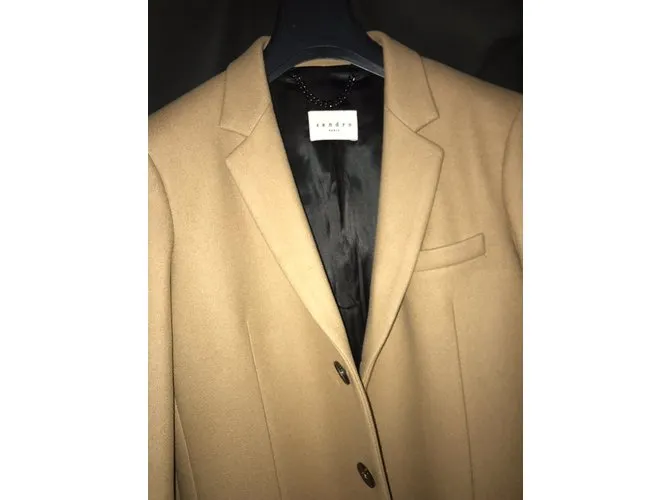Sandro Abrigo largo Beige 