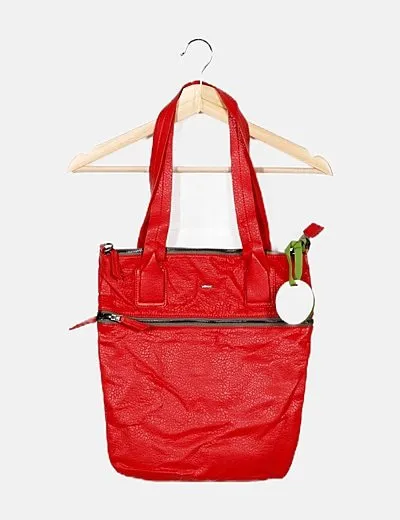 SKUNKFUNK  SKFK BOLSO SHOPPER ROJO