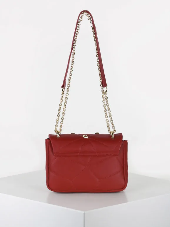 Solada Bolso bandolera de piel con tachuelas