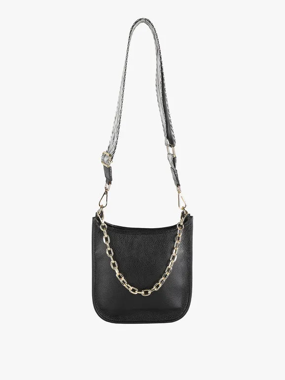 Solada Bolso de piel con cadena para mujer
