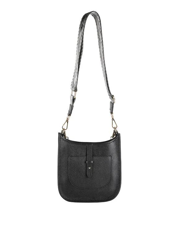 Solada Bolso de piel con cadena para mujer