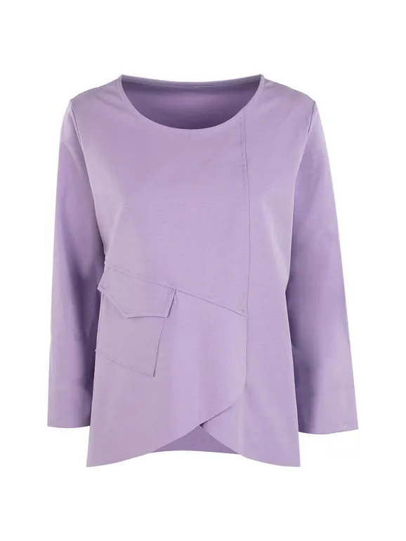 Solada Camiseta mujer oversize con bolsillo