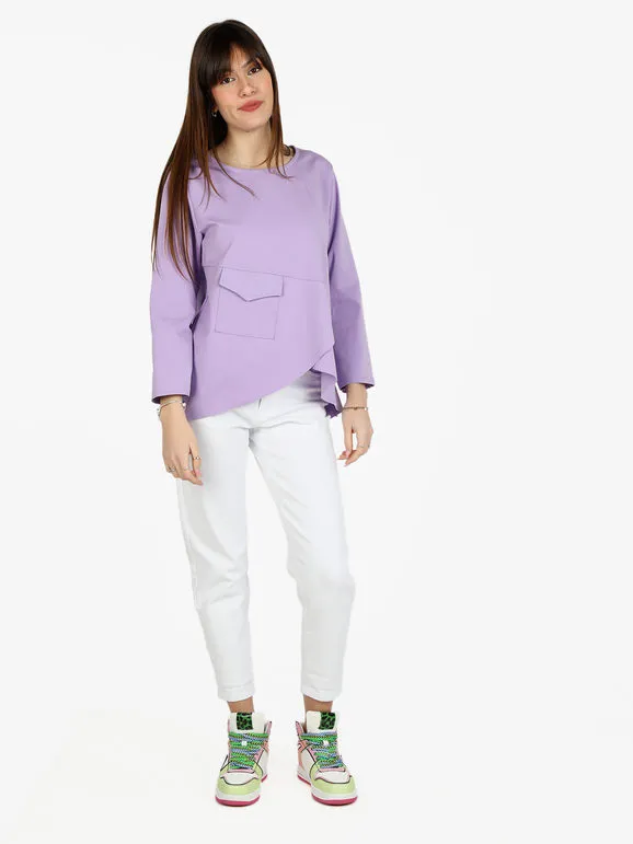 Solada Camiseta mujer oversize con bolsillo