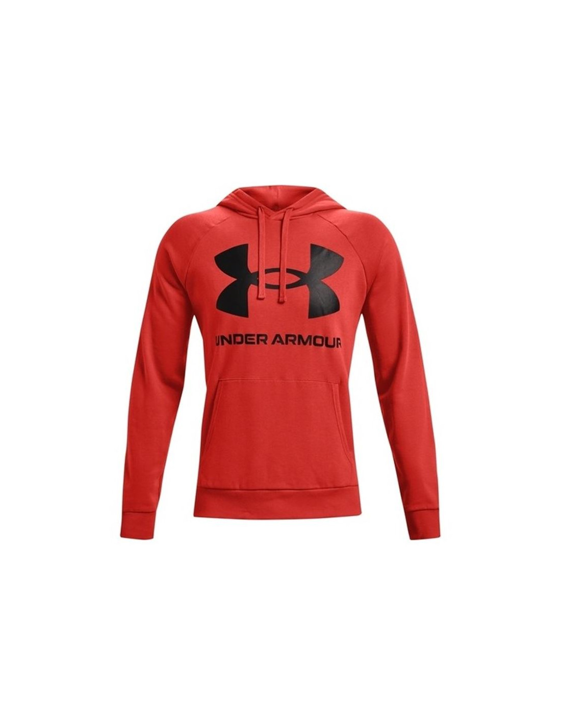 Sudadera con capucha Under Armour Fleece Rival Big Logo M Radiant Red