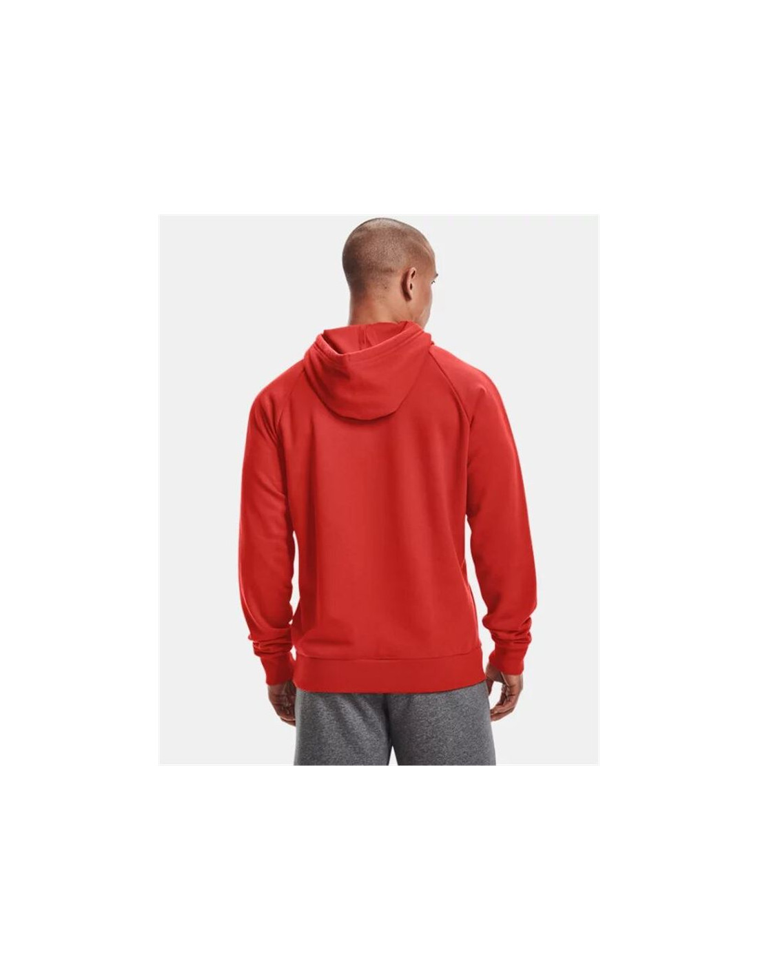 Sudadera con capucha Under Armour Fleece Rival Big Logo M Radiant Red