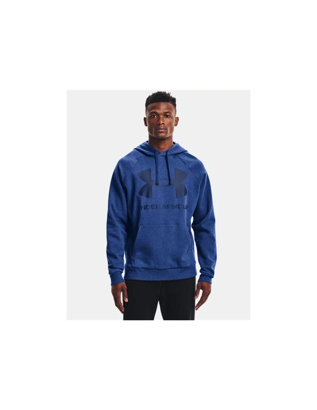 Sudadera con capucha Under Armour Fleece Rival Big Logo M Tech Blue
