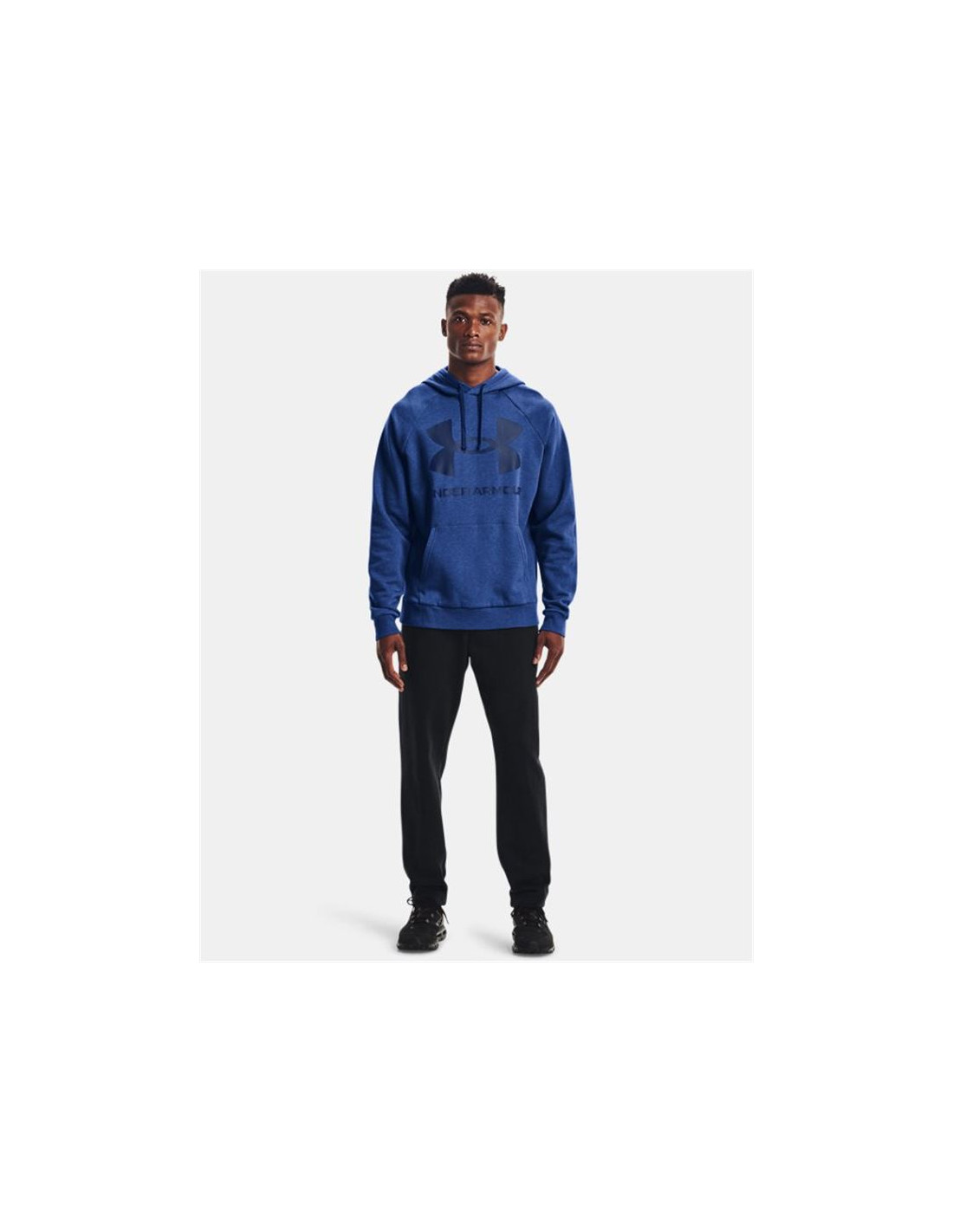 Sudadera con capucha Under Armour Fleece Rival Big Logo M Tech Blue