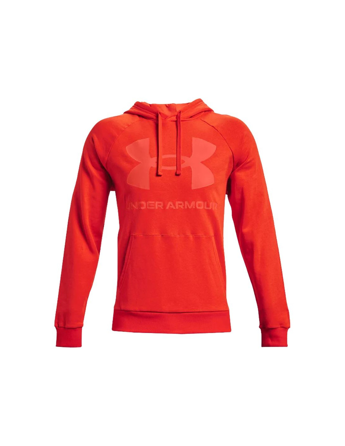 SUDADERA DE FITNESS UNDER ARMOUR RIVAL BIG LOGO HDORG HOMBRE