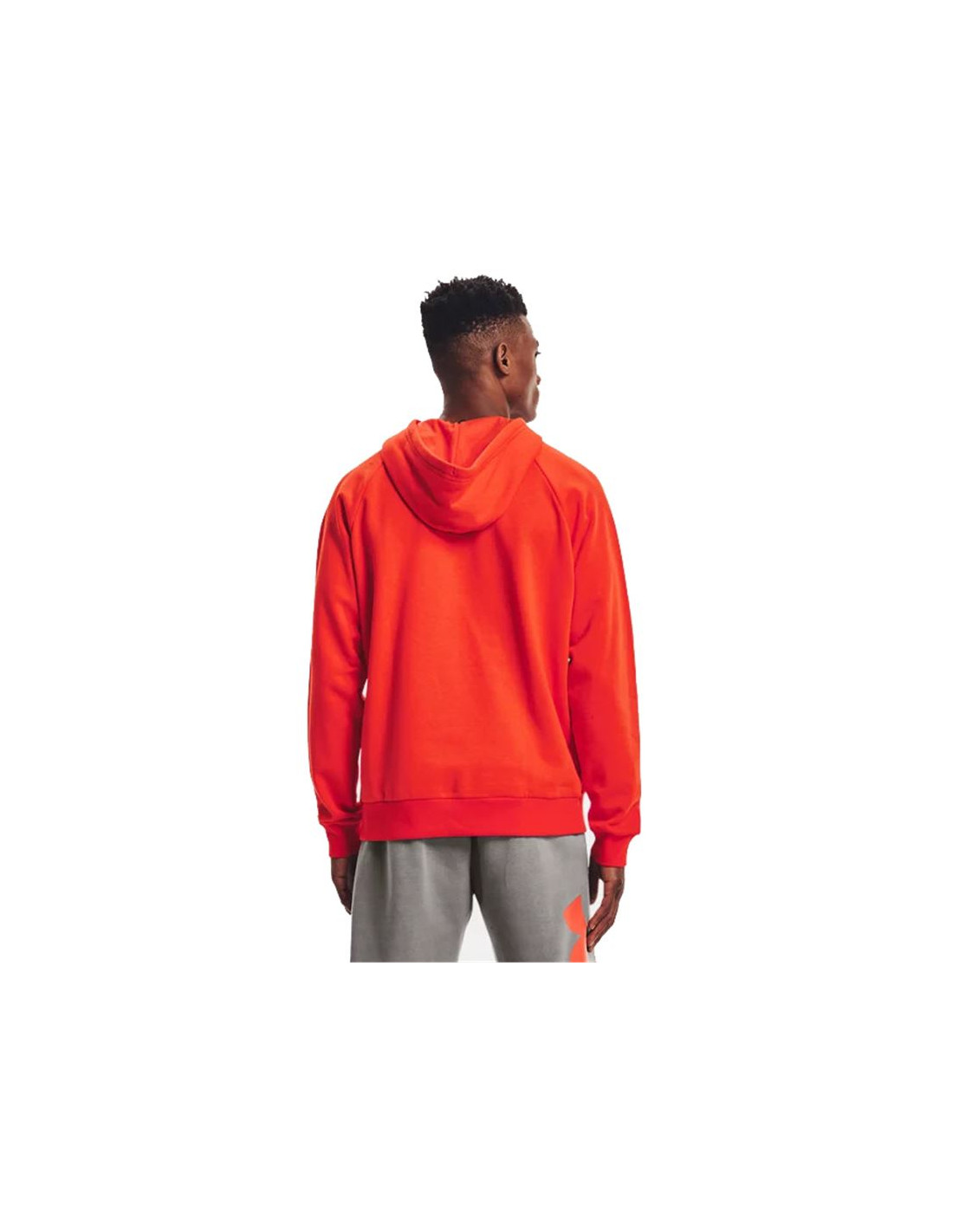 SUDADERA DE FITNESS UNDER ARMOUR RIVAL BIG LOGO HDORG HOMBRE
