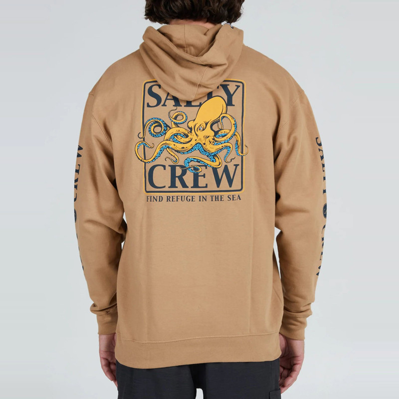 Sudadera Salty Crew: Ink Slinger Fleece (Sandstone)