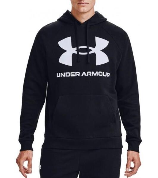 Sudadera Under Armour Rival big logo Fleece Negro