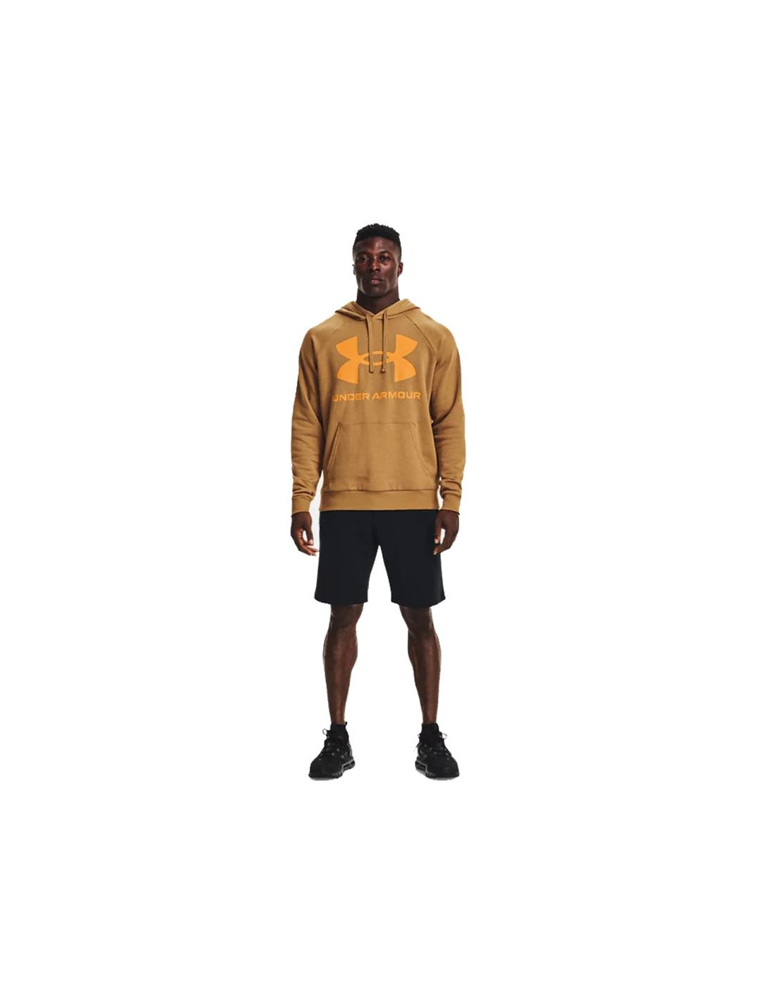 Sudadera Under Armour Rival Fleece Big Logo M Brown