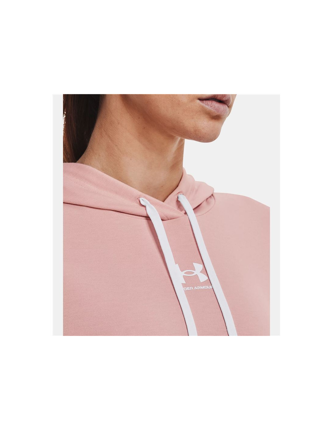 Sudadera Under Armour Rival Terry Mujer Pink