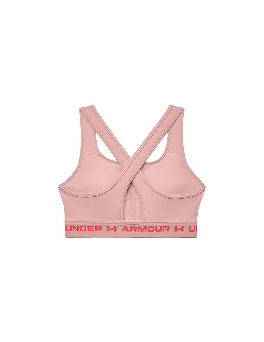 Sujetador deportivo Under Armour Crossback Mid Hthr Rosa