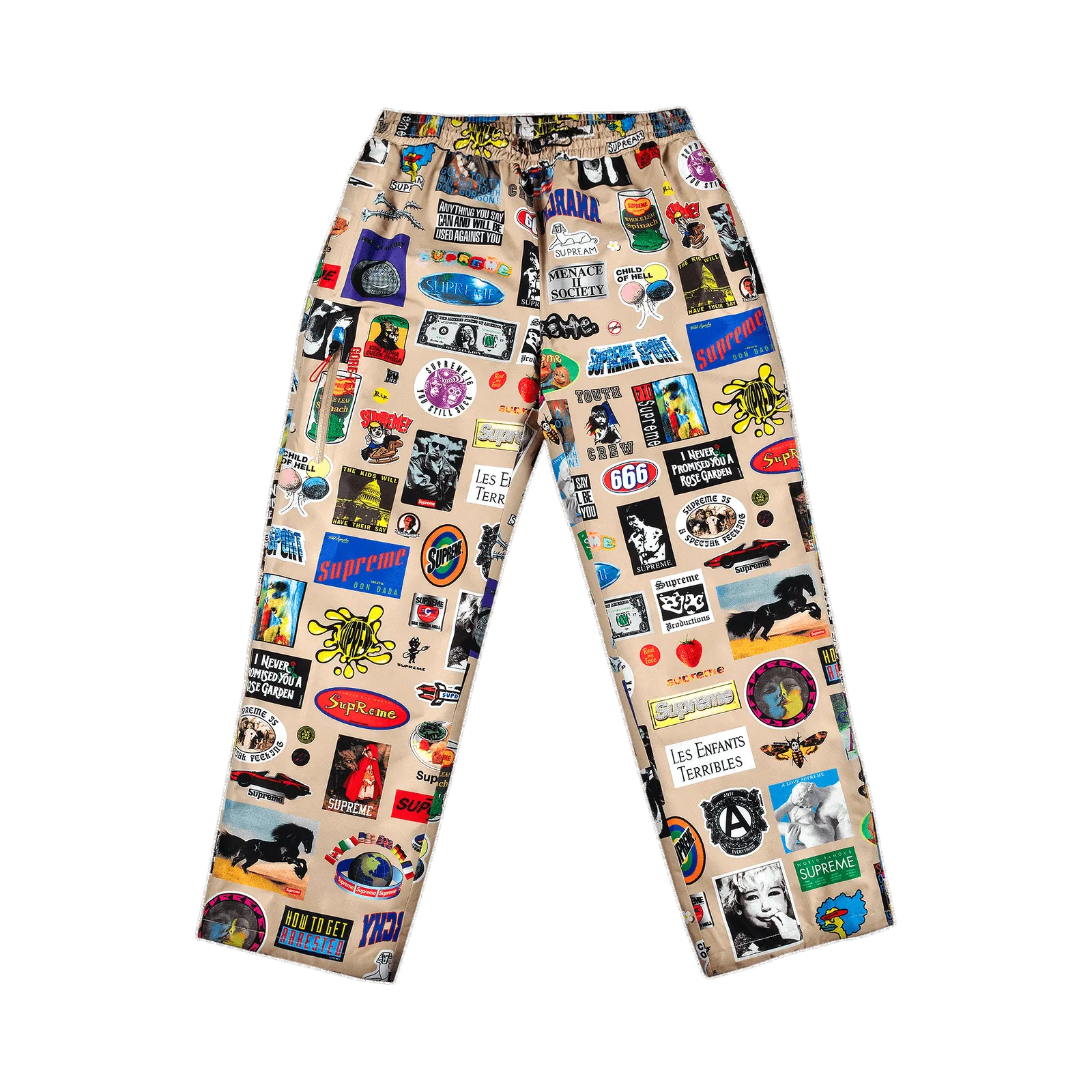 SUPREME GORETEX STICKERS PANT