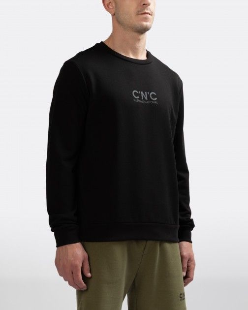 Sweatshirt Costume National Contemporary NMS37016FE Negro