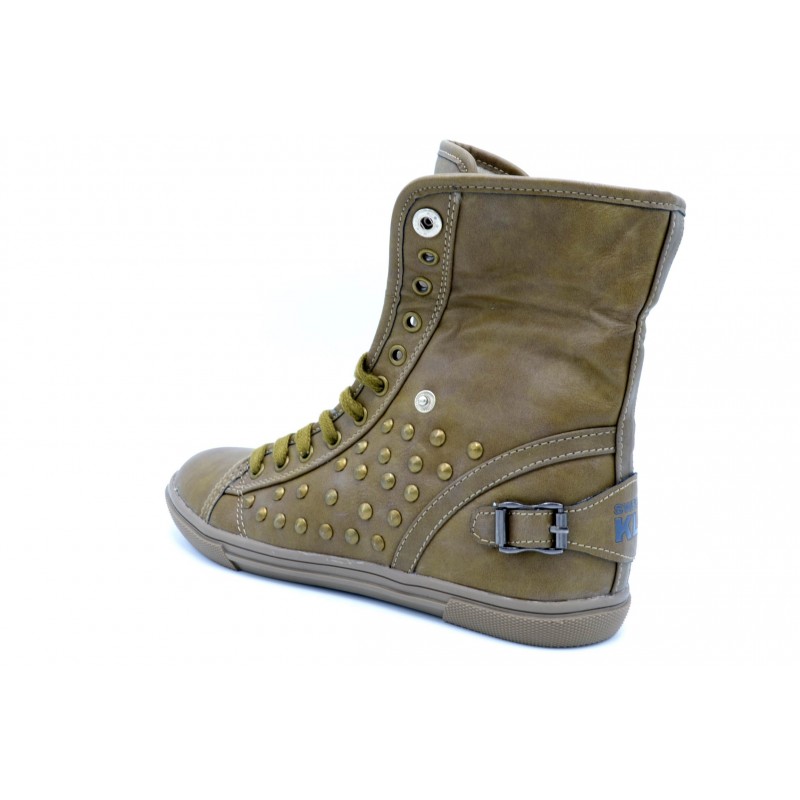 SWEDEN KLE SATANIC MARRON  BOTA CASUAL