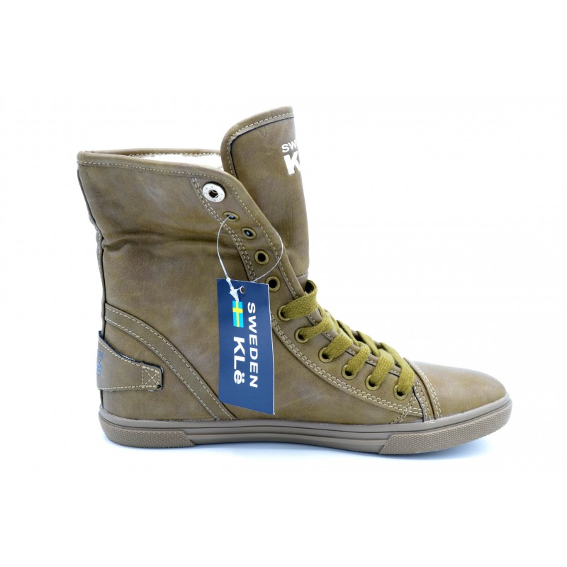 SWEDEN KLE SATANIC MARRON  BOTA CASUAL