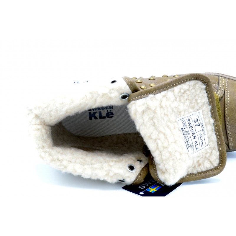 SWEDEN KLE SATANIC MARRON  BOTA CASUAL
