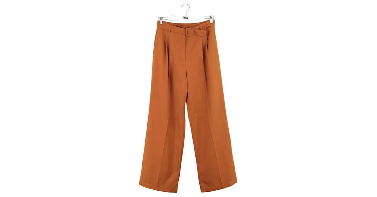 Tara Jarmon Pantalón ancho naranja 