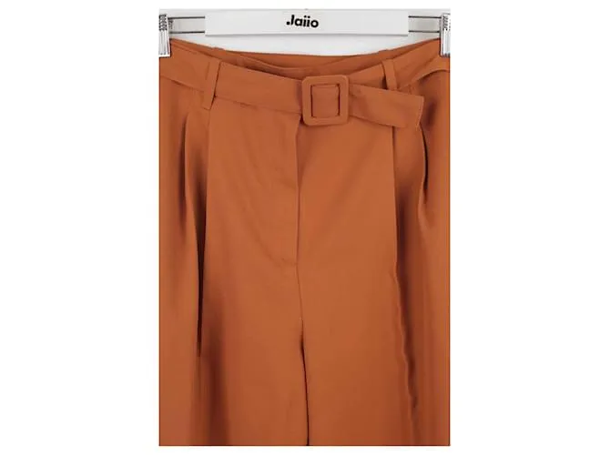 Tara Jarmon Pantalón ancho naranja 