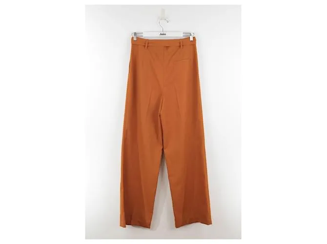 Tara Jarmon Pantalón ancho naranja 