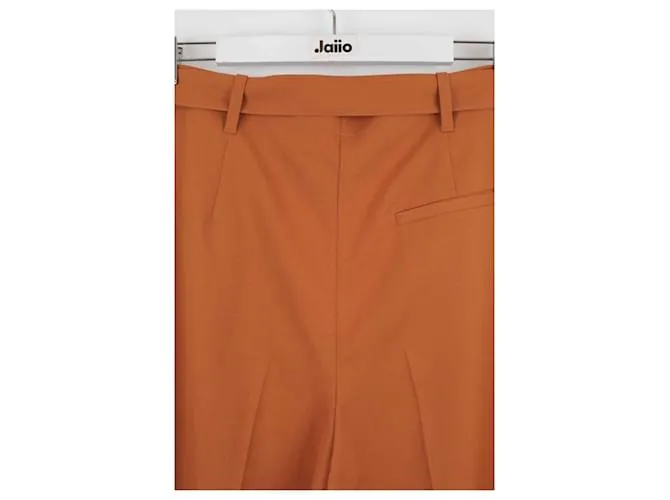 Tara Jarmon Pantalón ancho naranja 