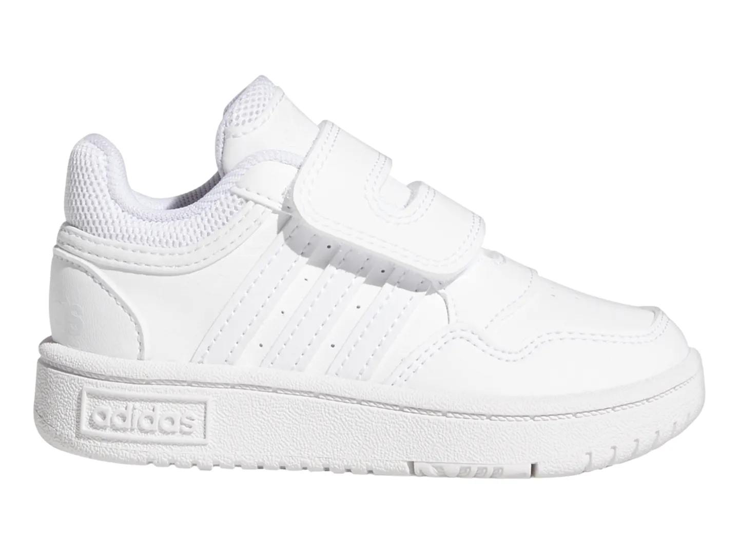 Tenis Adidas Hoops 3.0 Blanco Para Niño