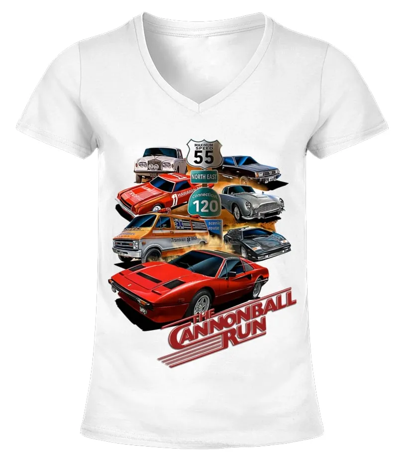 The Cannonball Run WT (11) Camiseta cuello pico Mujer