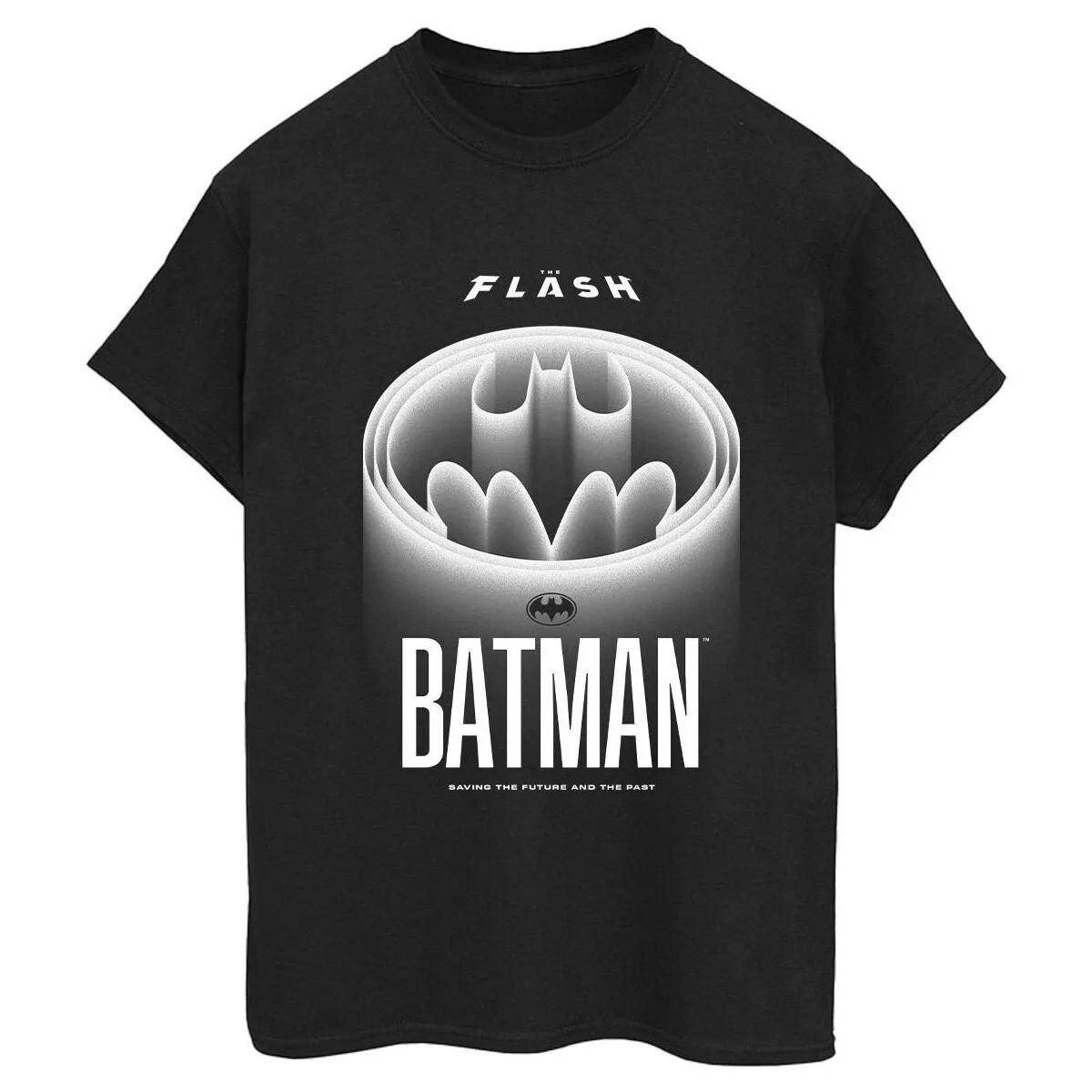 The Flash Batman White Logo
