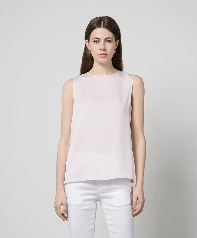 Theory Purple silk top
