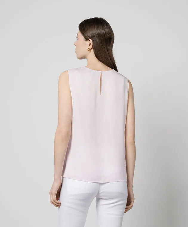 Theory Purple silk top
