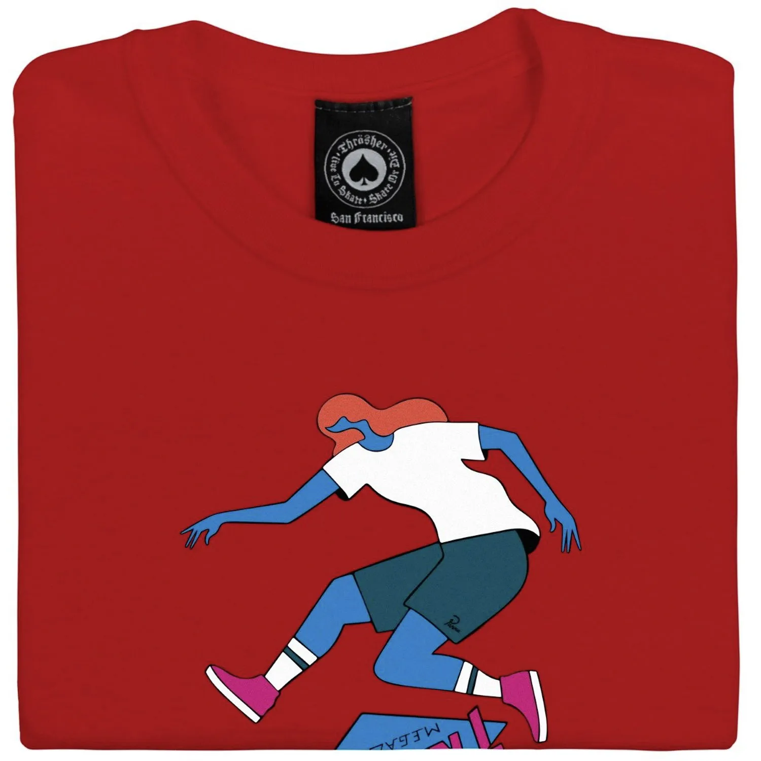 Thrasher Tre Tee Red