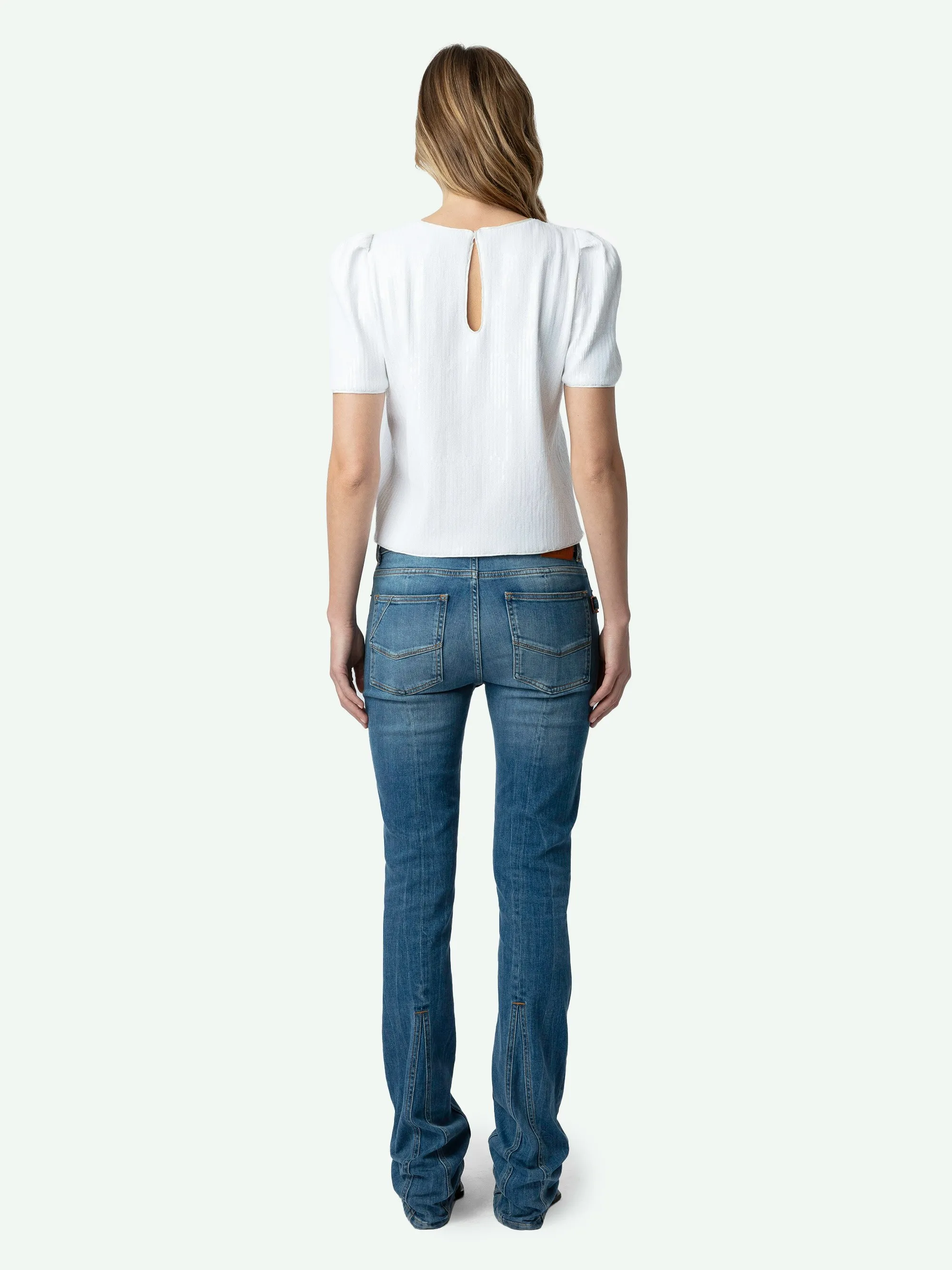 Top Tchao con Lentejuelas