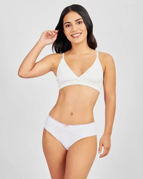 Trusas Pack x 3 Mujer Xiomara Celeste Claro