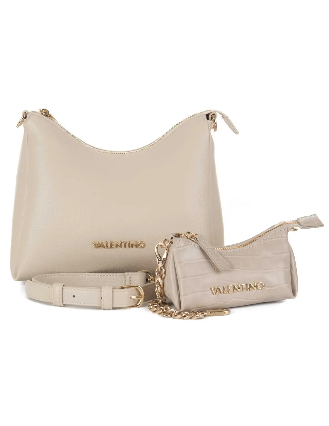 VALENTINO  BOLSO BEIGE KALIMBA VBS8DJ07 MUJER