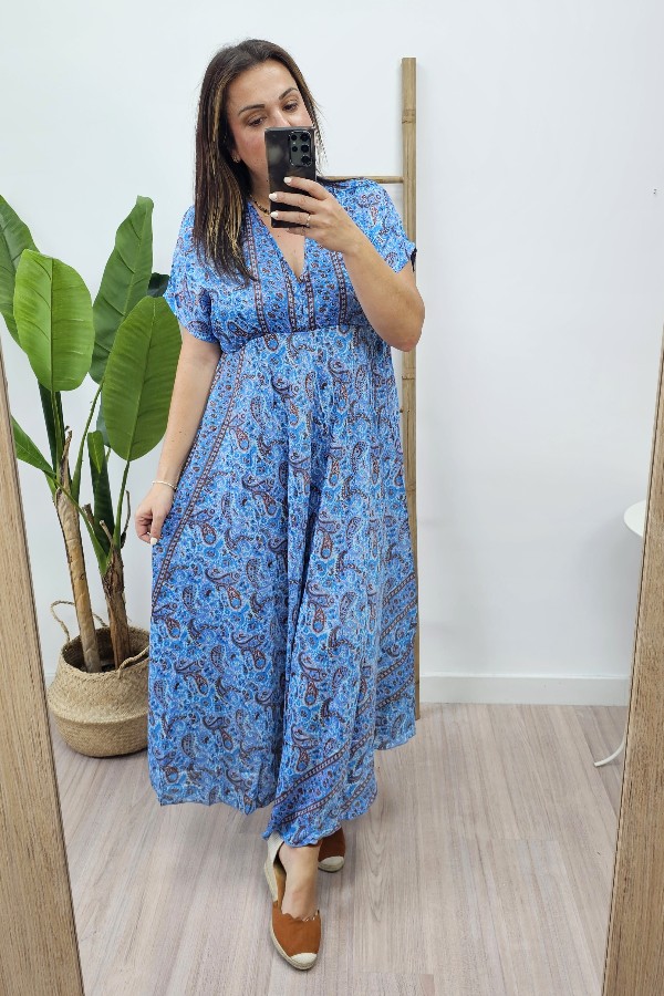 Vestido Bangladesh Azul