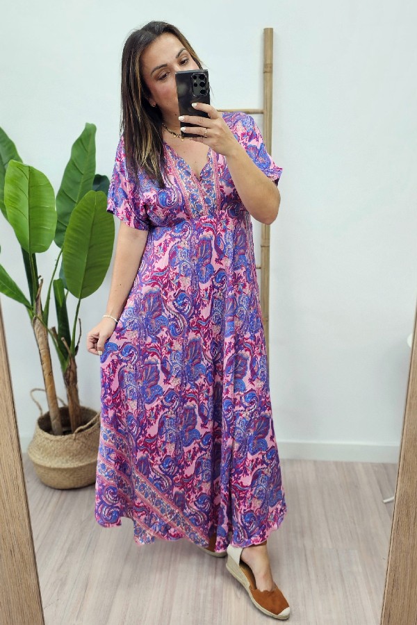 Vestido Bangladesh Morado