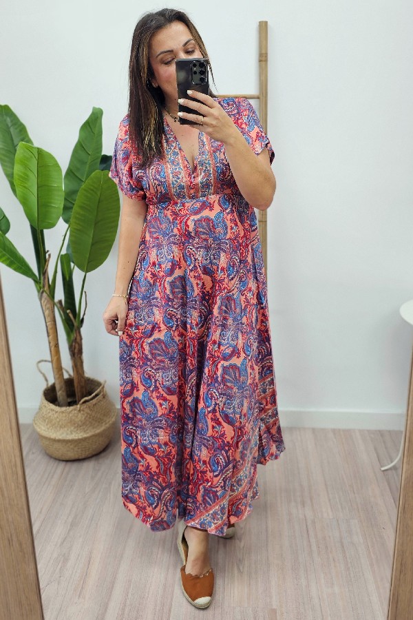 Vestido Bangladesh Salmon