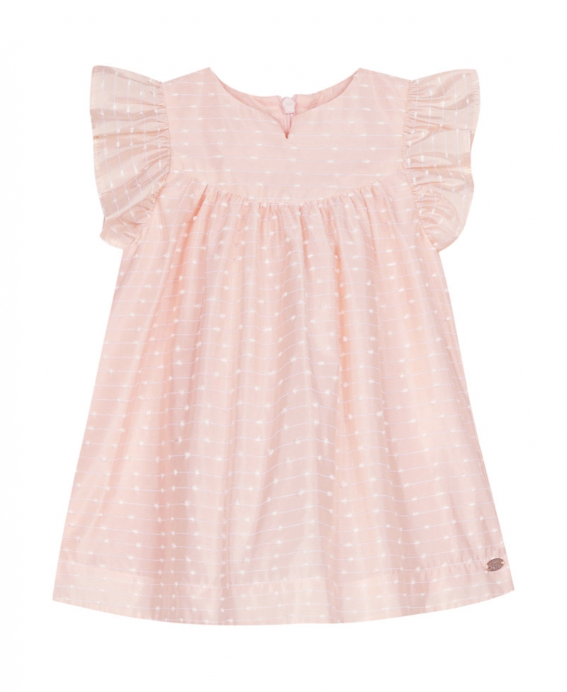 Vestido Bebé Niña TARTINE ET CHOCOLAT Nude Punto Suizo