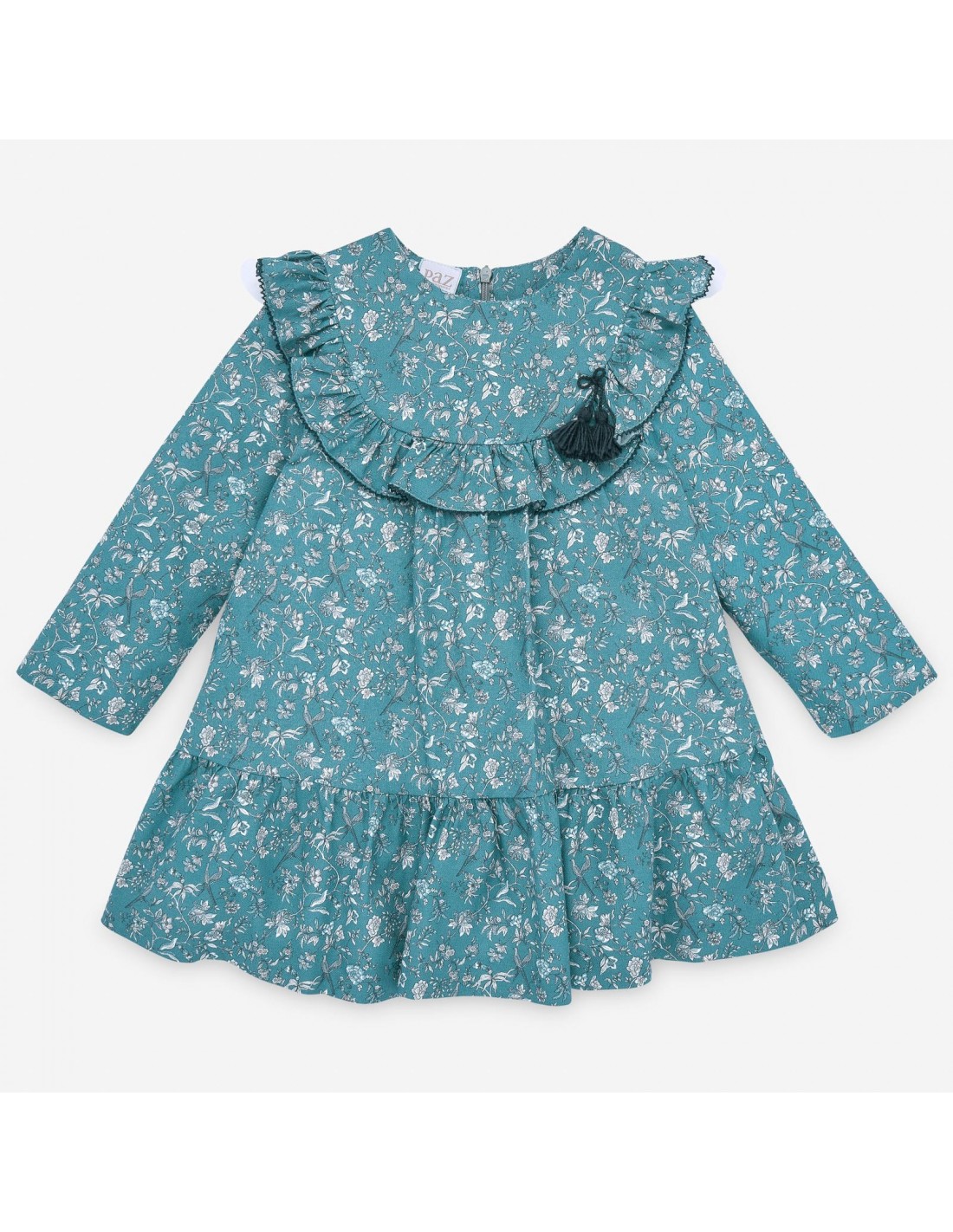VESTIDO INFANTIL ESTAMPADO SENDERO 35131 PAZ RODRIGUEZ