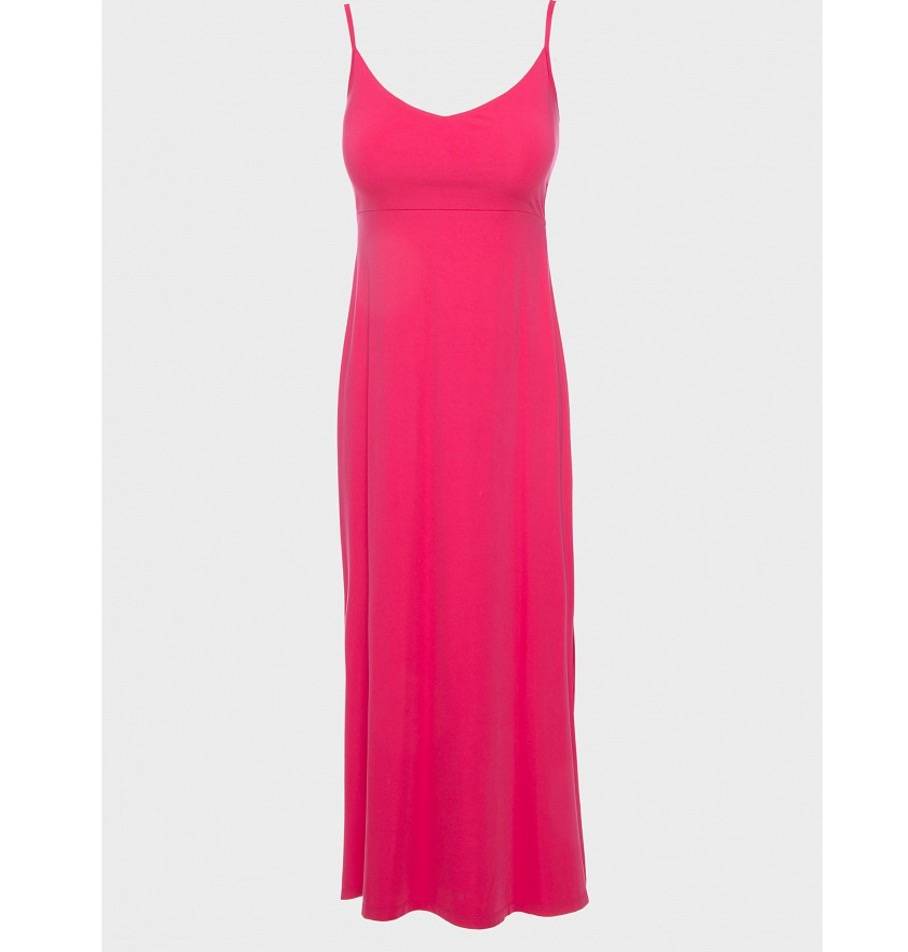 VESTIDO MIDI BSB 049211029 FUCSIA