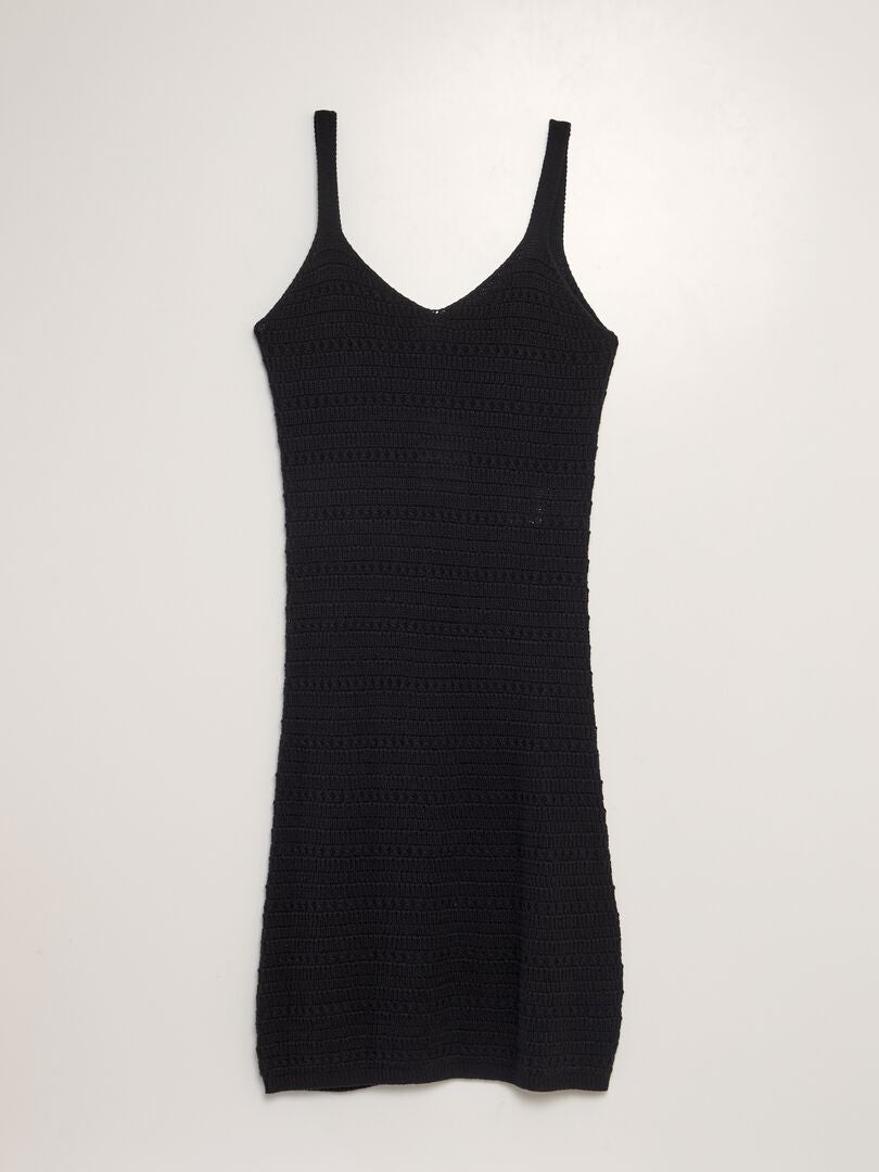 VESTIDO MIDI  NEGRO