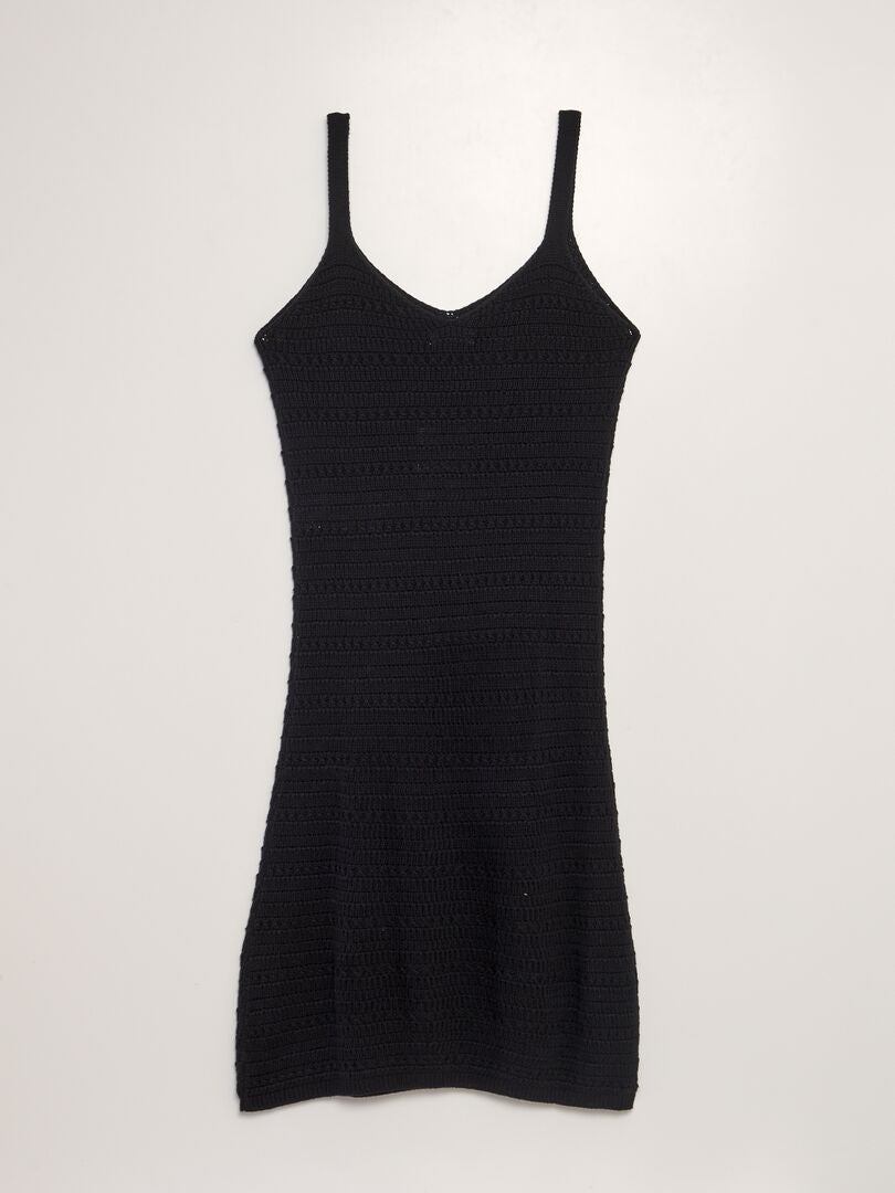 VESTIDO MIDI  NEGRO